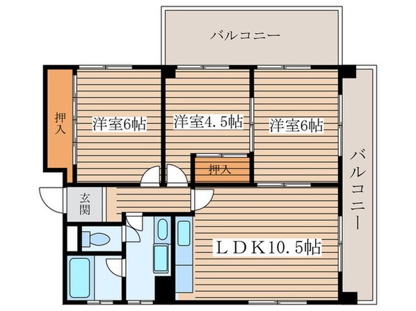 高田ﾋﾞﾙの物件間取画像